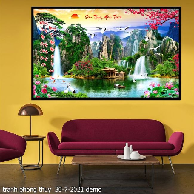 tranh phong thuy  30 7 2021